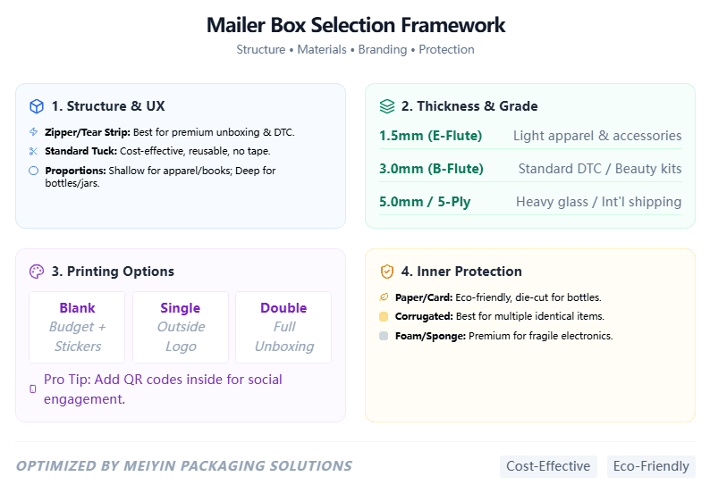 Mailer Box Selection Framework