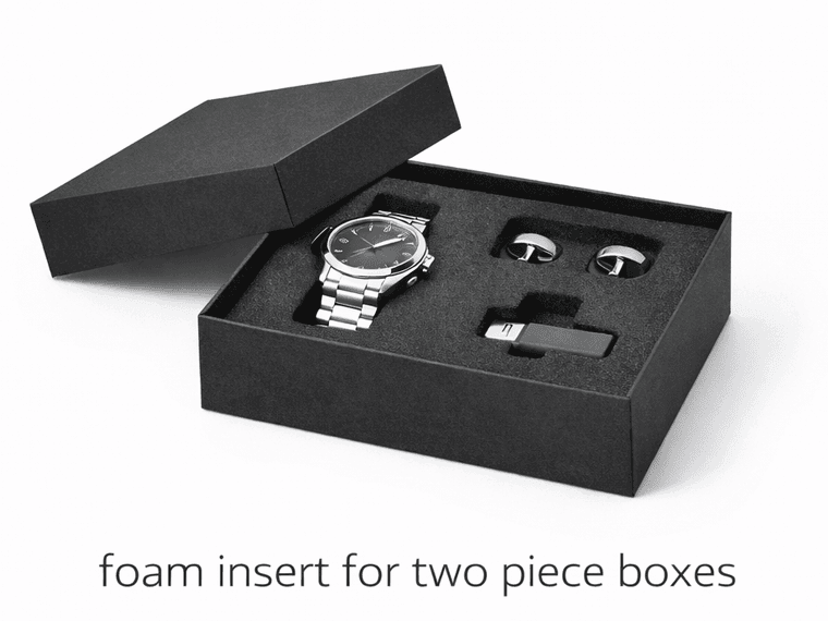 foam insert for two piece boxes