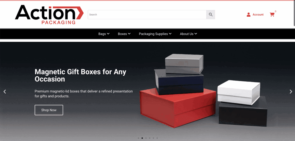 6. Action Packaging Mid Grade Manufacturer of Lids and Bases Boxes