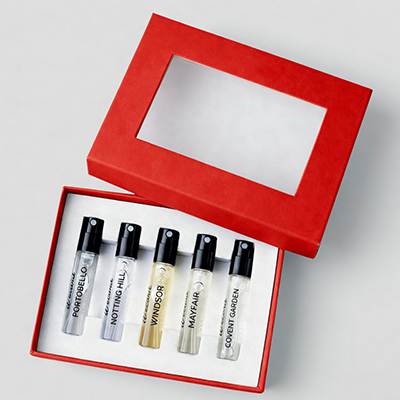 perfume box wiht window